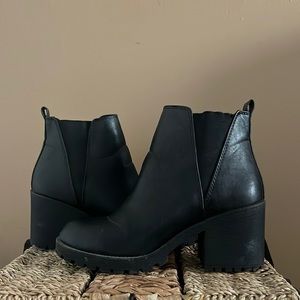 Black Heeled Booties